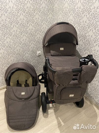 Коляска 2 в 1 adamex luciano