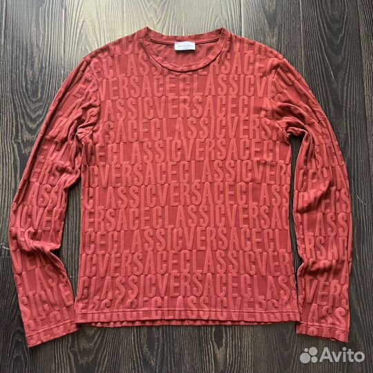Лонгслив Versace Classic Monogram