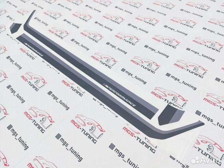 Наклейки на пороги BMW Х3 G01 M-Perfomance