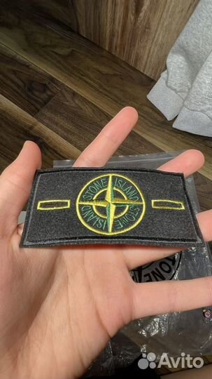 Зип худи Stone Island серая