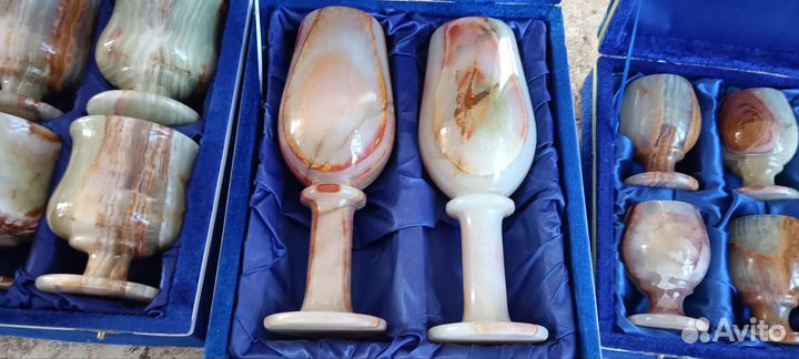 Оникс. Рюмки, фужеры, коньячные бокалы. Наборы