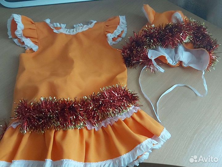 Новогодний костюм для девочки 1,5-2г