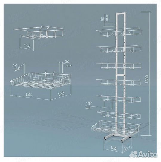 Прикассовая стойка пр-22