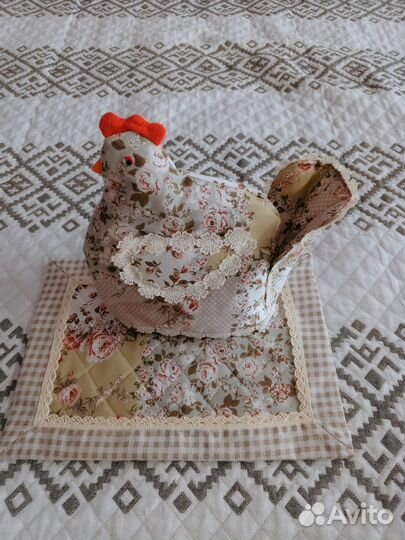 Грелка на чайник курочка