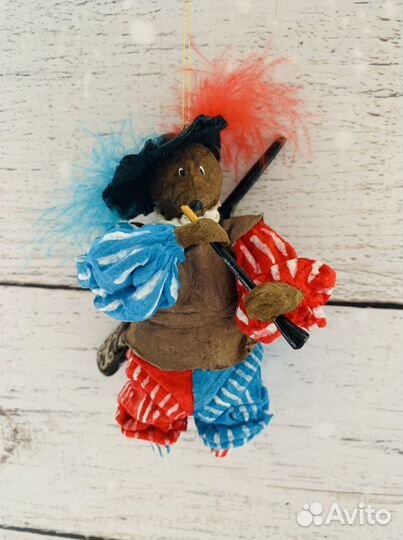 Ватные елочные игрушки