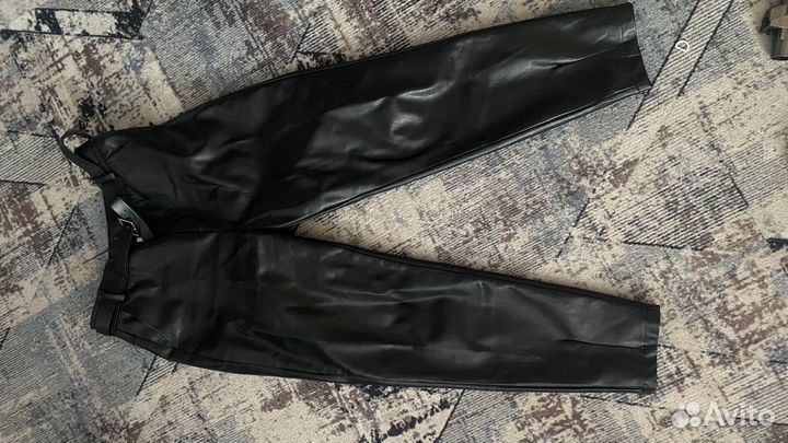 Брюки кожанные