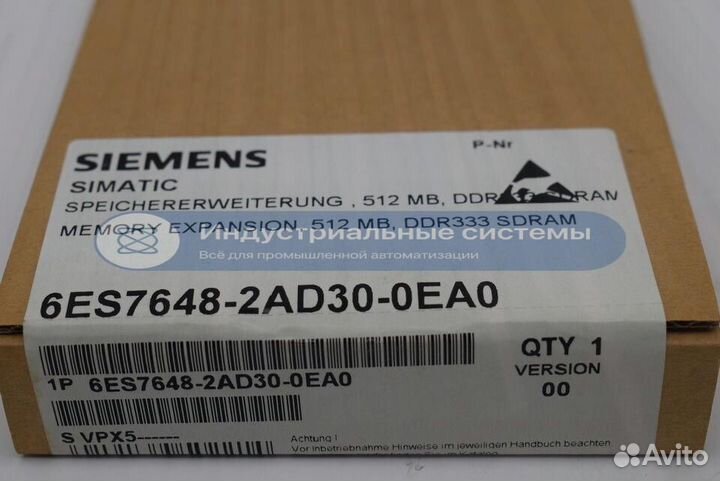 Расширение памяти Siemens 6ES7648-2AD30-0EA0