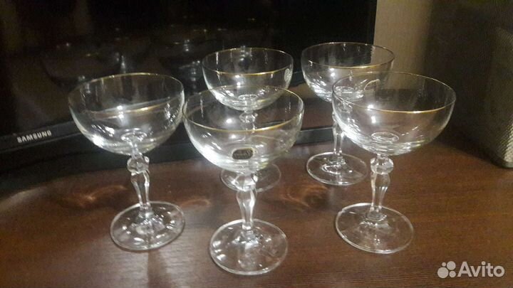 Фужеры креманки Bogemia для шампанского,мороженого