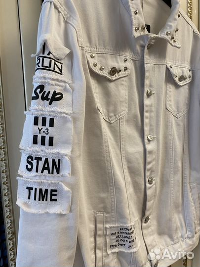 Джинсовая куртка мужская летняя, р.48-50