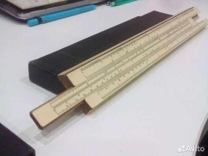 Линейка логарифмическая времён СССР