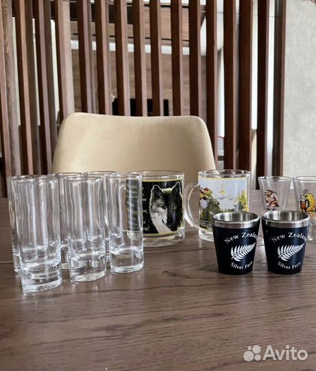 Рюмки/стопки/шоты и бокалы