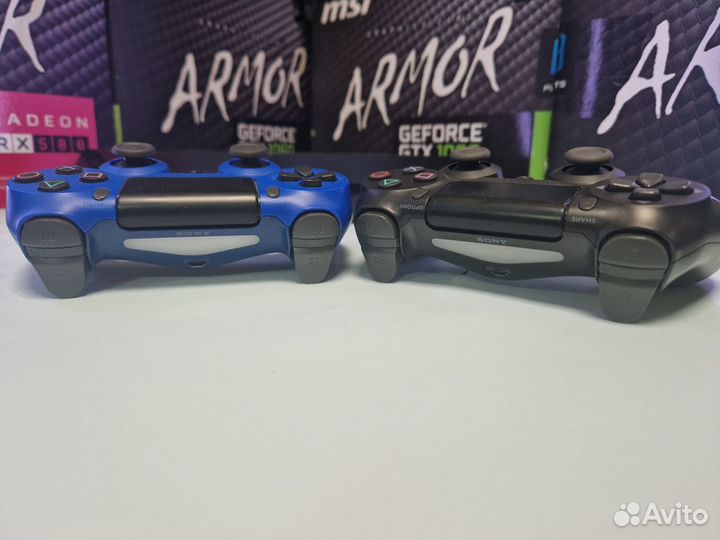 Игровая приставка ps4 и 2 джойстика