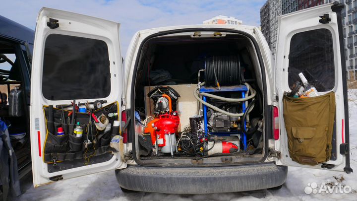 Прочистка канализации, устранение засора Серпухов