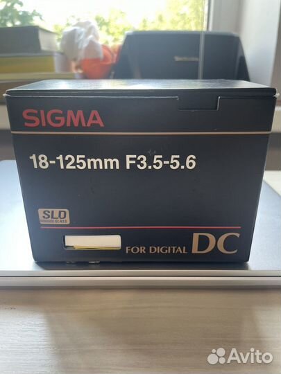 Объектив sigma 18-125mm f3.5-5.6