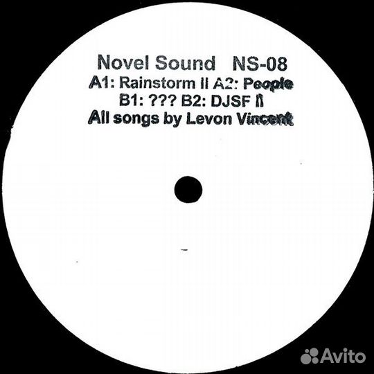 Винил Levon Vincent DJ Qu Jus-Ed (NY House Techno)