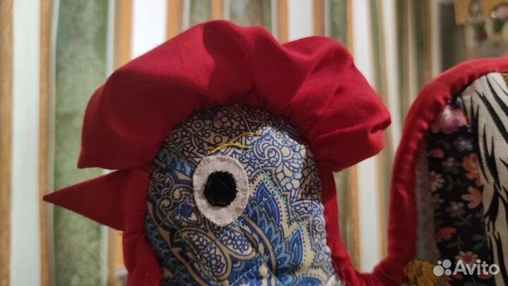 Петух на чайник для удержания тепла. Ручная работа