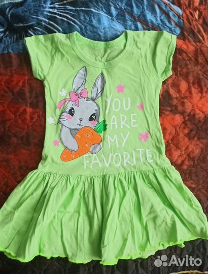 Платье для девочки 86-92