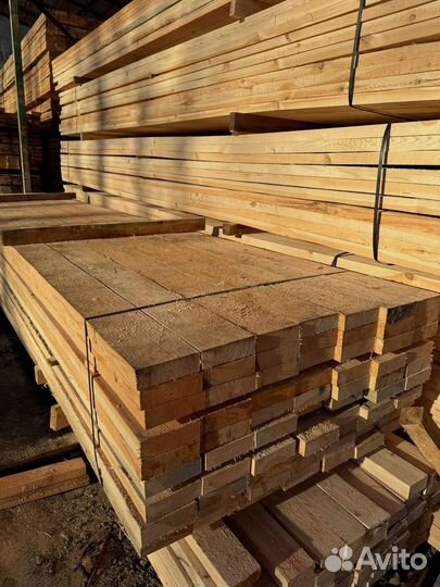 Доска обрезная 40х100х6000мм