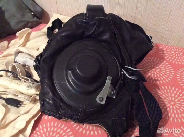 Меховой летный Шлемофон