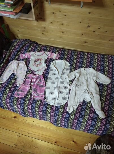 Вещи на девочку 0-3 месяцев