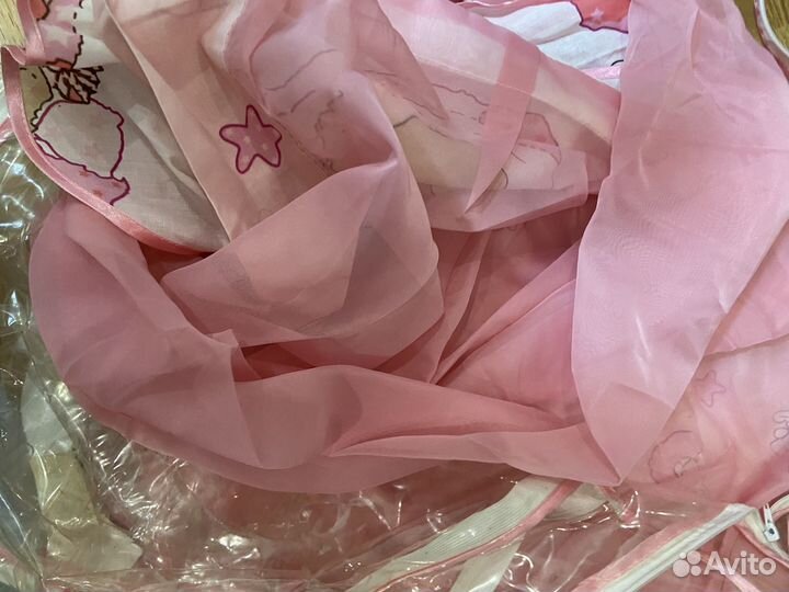 Бортики и балдахин в кроватку