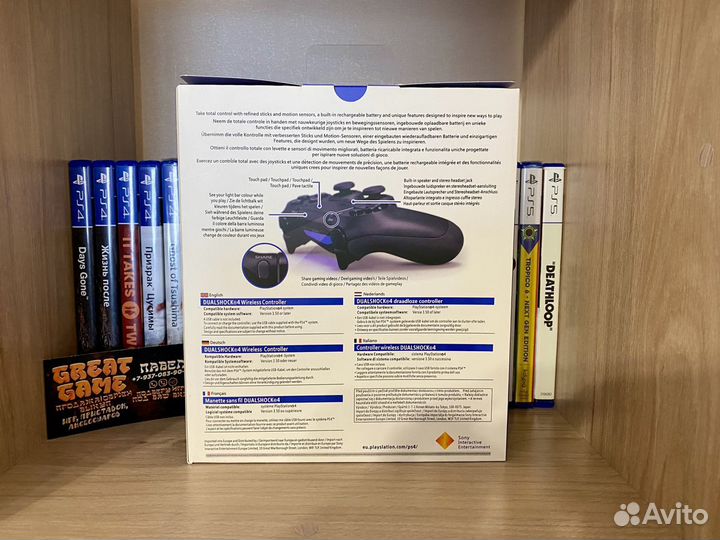 Геймпад Replica DualShock 4 PS4 PlayStation Blue C