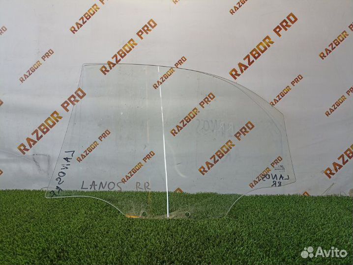 Стекло двери опускное заднее правое Chevrolet