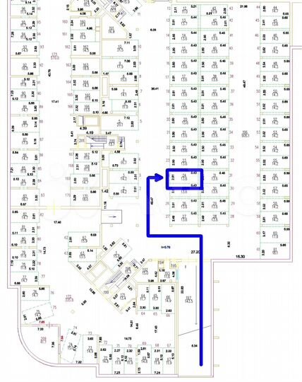 Машиноместо, 14 м²