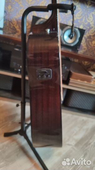 Акустическая гитара Fender cd 60sce all-mah