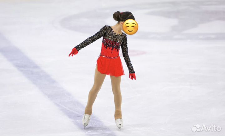 Платье 128-134 для выступлений фигурное катание