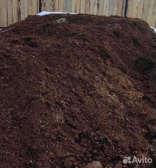 Конский перегной в мешках