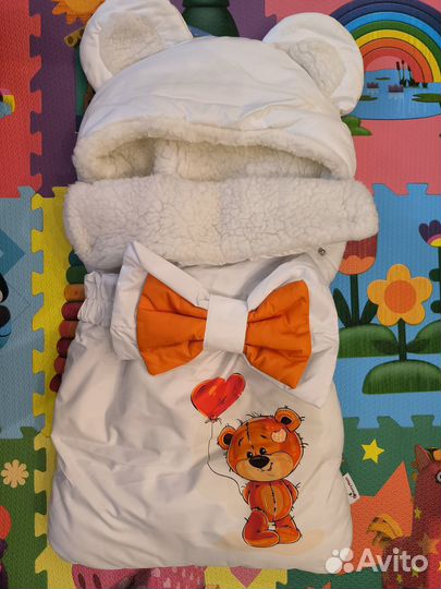 Конверт на выписку меховой CherryMom