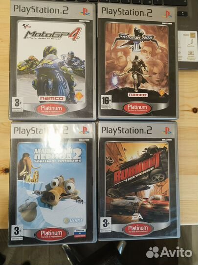 Диски для PS2 лицензия