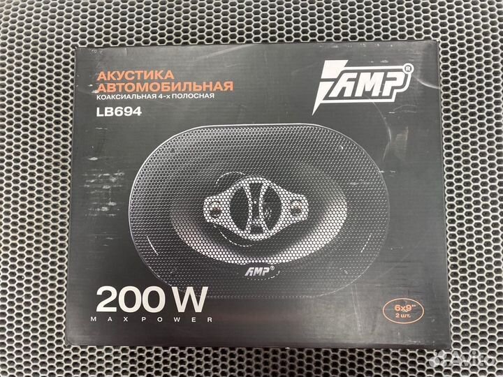 Автомобильные динамики овалы 6х9 AMP LB 694