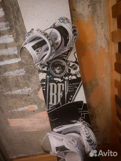 Сноуборд black Fire (комплект, 153 см)