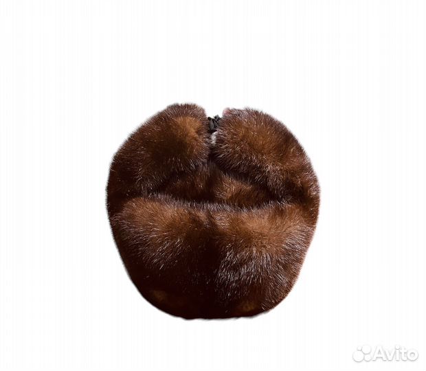 Норковая шапка мужская ушанка