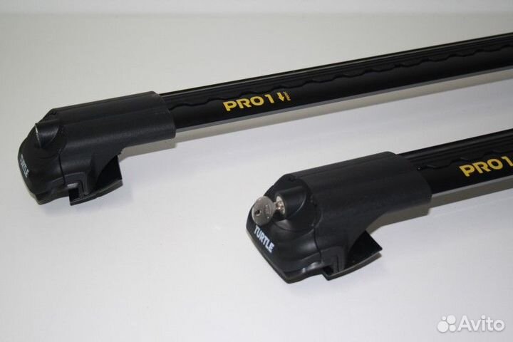 Багажник на рейлинги turtle AIR-1 Black 106sm