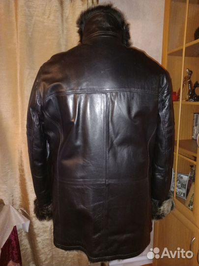 Дубленка натуральная мужская 66 размер