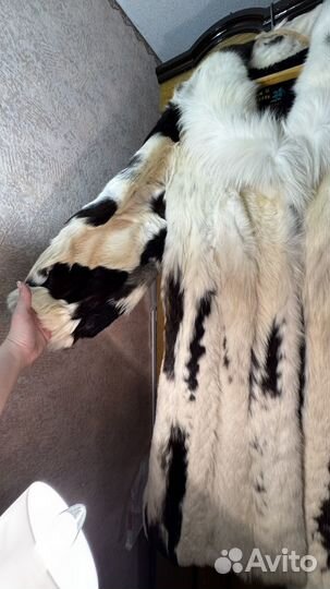 Шуба из собачьего меха р.46-48