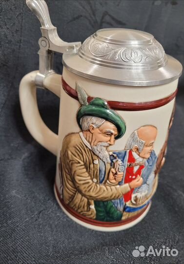 Пивная кружка Германия коллекционные олово