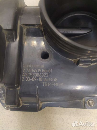 Дроссельная заслонка Ситроен С4