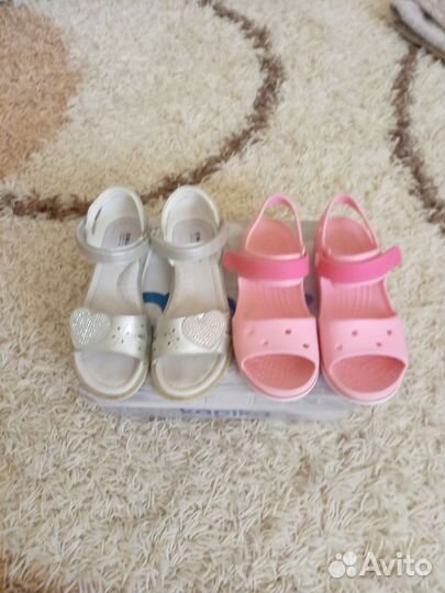 Босоножки,crocs р.33 кроксы,сандали Kotofey,Сказка