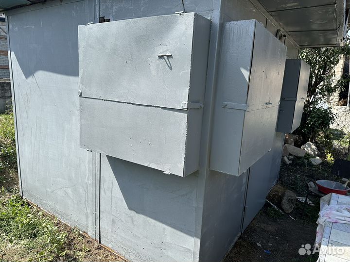 Будка железная утепленная