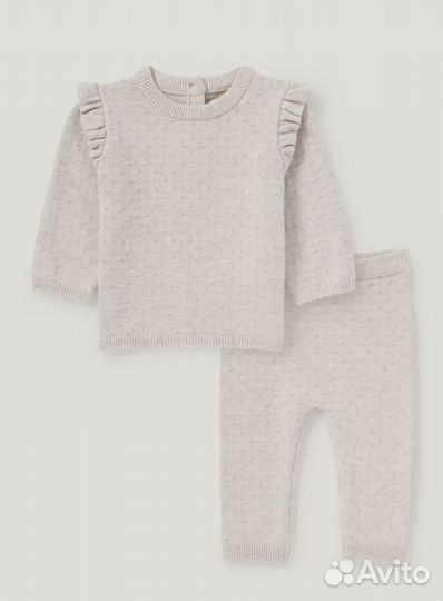 Комплект кофта штаны для девочки 56 68 на выписку
