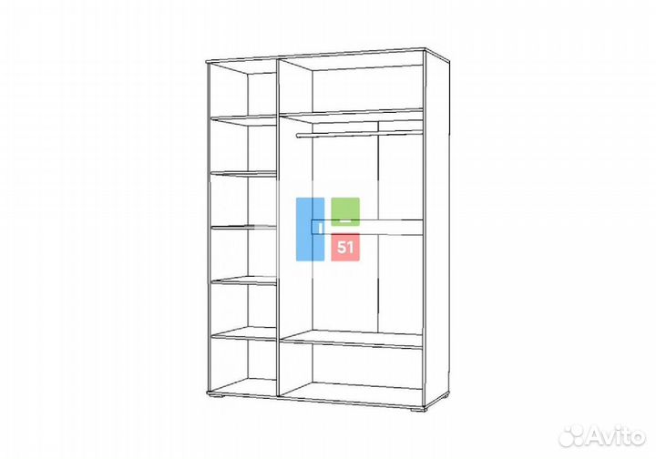 Шкаф распашной