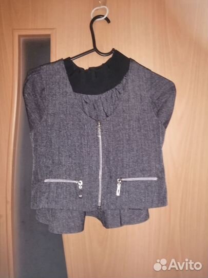 Школьная форма для девочки 122 128 серая