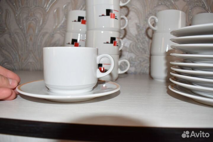 Чашки фарфор Дулево