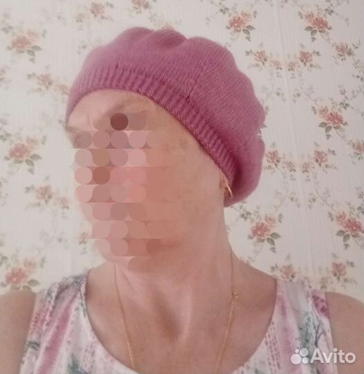 Комплект Женский берет с шарфом