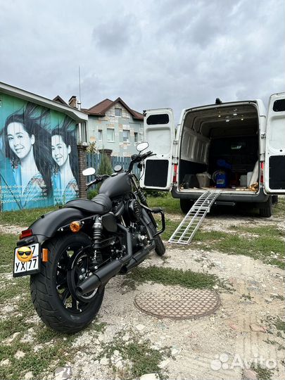 Мотоэвакуатор с фаркопом