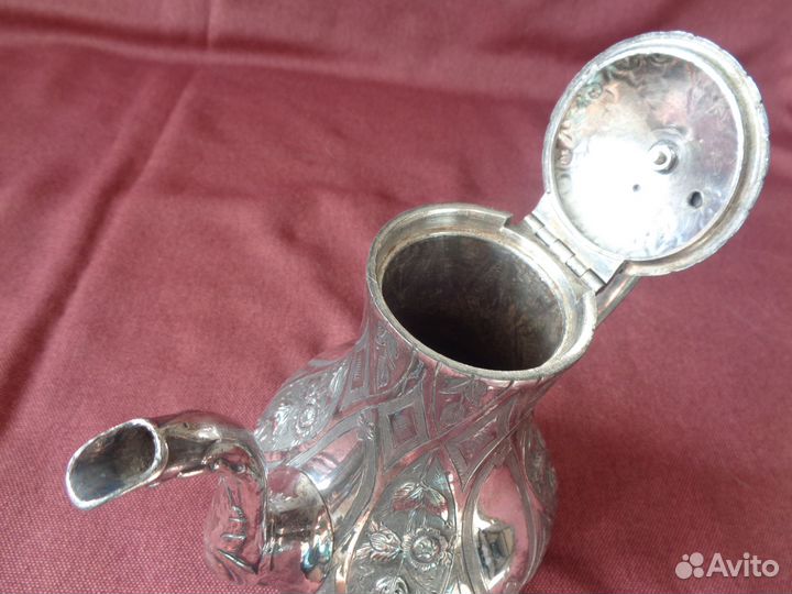 Кувшин Кофейник Молочник Посеребренное Англия